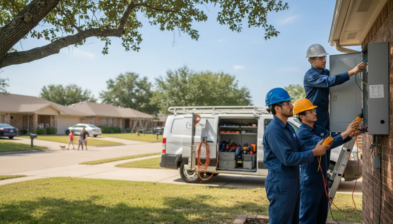 Certified electrician providing emergency electrical services in Franklinville, NY